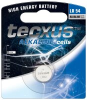 tecxus - LR54 / AG10 - 1,5 Volt 75mAh Alkali-Mangan -...