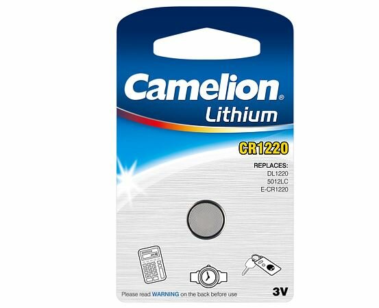 Camelion - CR1220 - 3 Volt 38mAh Lithium - Knopfzelle