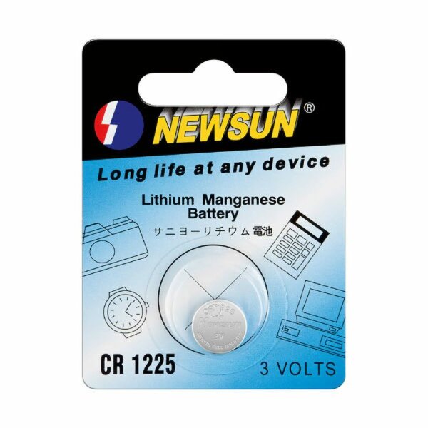 Newsun CR1225 - Lithium 3 Volt - 5er Blister