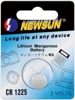 New Sun - CR 1225 - 3 Volt Lithium
