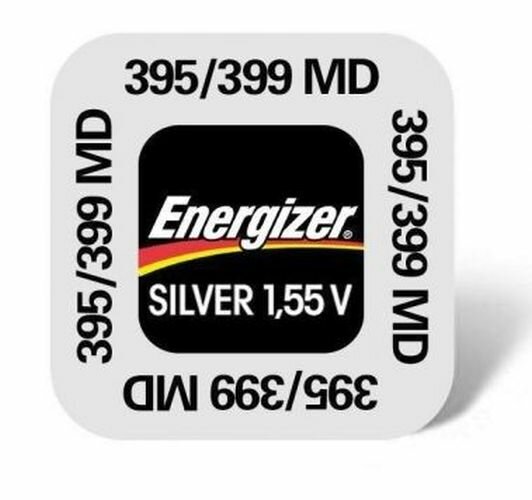 Energizer - 395 / 399 / SR927SW / SR927W / SR57 / 399MD - 1,55 Volt AgO