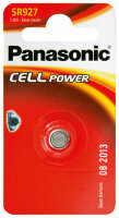 Panasonic - SR927 / 395 / 399 - 1,55 Volt 55mAh Silberoxid