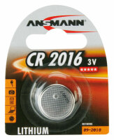 Ansmann - CR2016 - 3 Volt 75mAh Lithium