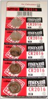 maxell - CR2016 - 3 Volt Lithium - 5er Blister
