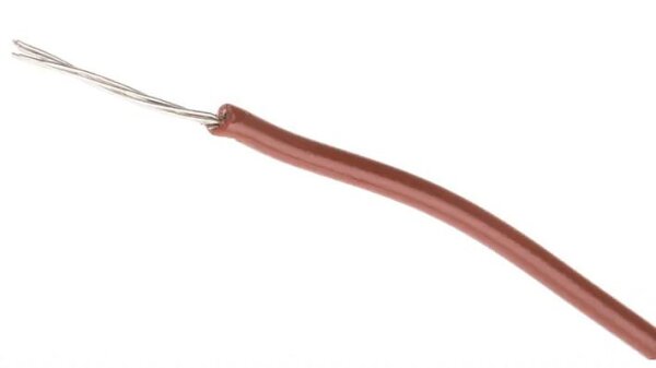 AlphaWire - 3050 BR001 - LITZE, UL1007, 24AWG, Braun, 1m