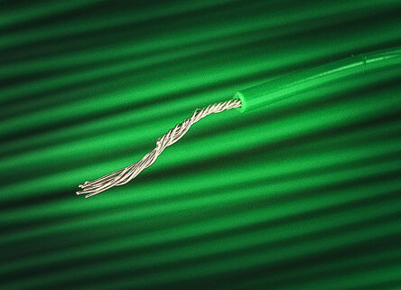 AlphaWire - 3050 GR001 - LITZE, UL1007, 24AWG, grün, 1m