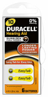 Duracell - Hörgerätebatterie Hearing Aid / 10...
