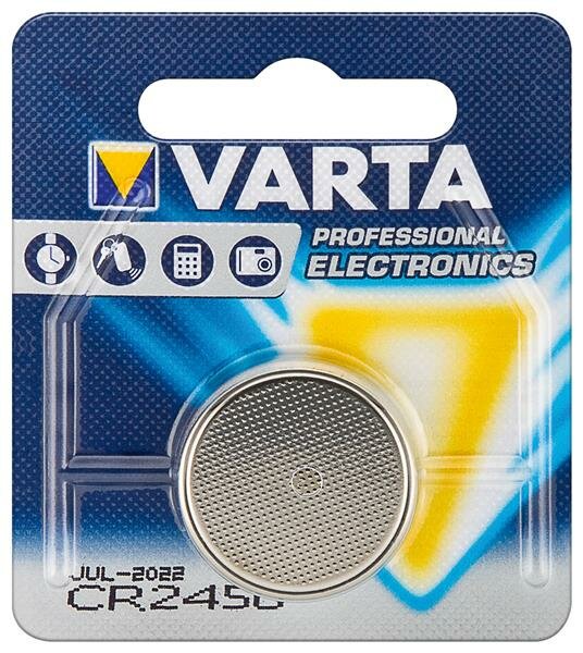 Varta - CR2450 / 6450 - 3 Volt 570mAh Lithium