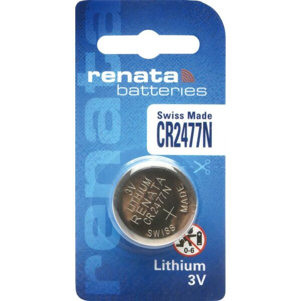 renata - CR2477N - 3 Volt 950mAh Lithium