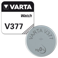 Varta - SR66 / V377 - 1,55 Volt 21mAh Silberoxid-Zink...
