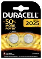 Duracell - Knopfzelle - CR2025 / DL2025 - 3 Volt Lithium...