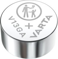 Varta - V13GA / LR44 / L1154 / SG3 / 4276 - 1,5 Volt 155mAh AlMn - 2er Blister