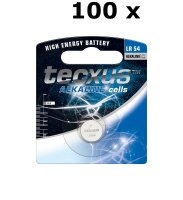 tecxus - LR54 / AG10 - 1,5 Volt 75mAh Alkali-Mangan -...