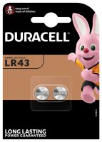Duracell - LR43 / 186 / V12GA - 1,5 Volt 105mAh...