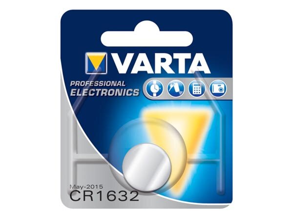 Varta - CR1632 - 3 Volt 135mAh Lithium - Knopfzelle - lose