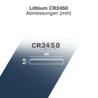 Camelion - CR2450 - 3 Volt 550mAh Lithium - 5er Blister