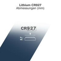 Camelion - CR927 - 3 Volt 30mAh Lithium