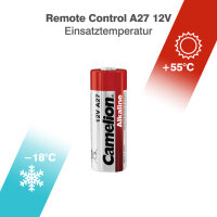Camelion - LR27A / 27A / L828 - 12 Volt Zink-Mangandioxid - zuverlässige Energie für Ihre Geräte