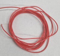 Silikon-Litze extrem flexibel - Rot - 0,25 mm², 128...