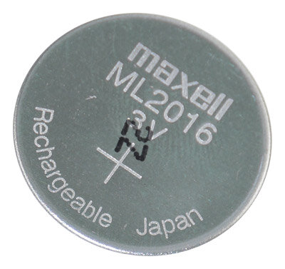 maxell - ML2016 - 3 Volt 25mAh Li-Mn ohne Lötfahne [Ableiter]