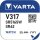 Varta - V317 / SR62 / SR516SW - 1,55 Volt 11mAh Silberoxid-Zink-Knopfzelle - Uhrenbatterie - EOL = Mindesthaltbarkeitsdatum abgelaufen