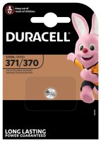 Duracell - 370 / 371 - 1,55 Volt 40mAh AgO - Knopfzelle -...