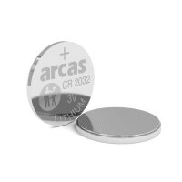 arcas - CR2032 - 3 Volt 210mAh Lithium - 5er Pack