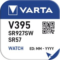 VARTA SR57 / V395 – Silberoxid-Knopfzellenbatterien...
