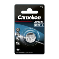 Camelion - CR2016 - 3 Volt 75mAh Lithium Knopfzelle 1er Blister