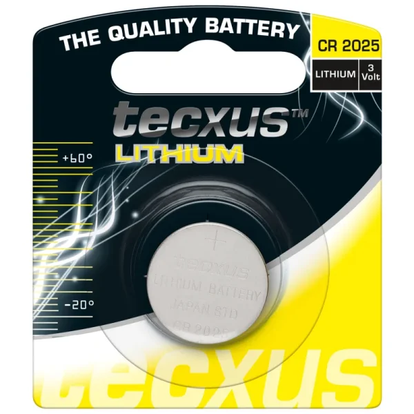 tecxus - CR 1225 / CR1225 - 3 Volt Lithium - EOL = Mindesthaltbarkeitsdatum abgelaufen