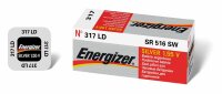 Energizer - 317 / SR62 / SR516SW - 1,55 Volt 11mAh AgO -...