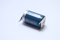 Ansmann - ER14250 - 1/2AA - 3,6 Volt 1200mAh Li-SOCl2 - Lithium Spezial-Batterie mit Printlötfahnen (+Pol=Einzelpin & -Pol=Doppelpin)