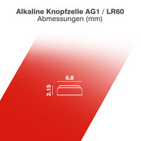 Camelion - AG1 / LR60 / LR621 / 364 - 1,5 Volt 14mAh Alkali - lose